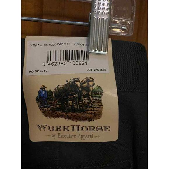 NWT Work Horse by Executive Apparel U.S. Forrest Service Pants Hunter Green 31L - Picture 3 of 9